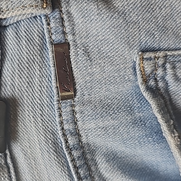 KanCan Distressed Jean Shorts Sz 7/27 - Picture 5 of 7